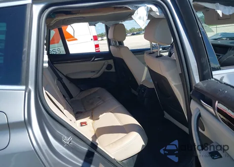 2017 BMW X3 Sdrive28I z USA, uszkodzony, nr VIN 5UXWZ7C53H0T44447